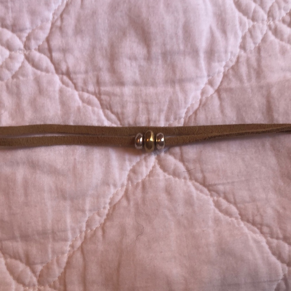 LUCKY BRAND - Tan Beaded Choker